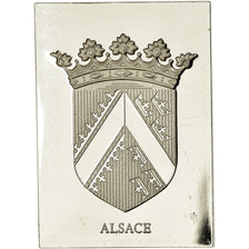 France, Médaille, Les Armoiries des Provinces de France, Alsace, 1976, SUP