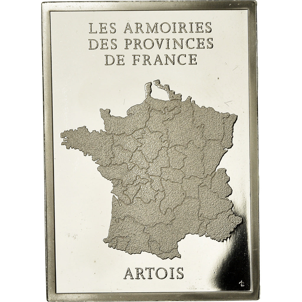 França, Medal, Les Armoiries des Provinces de France, Artois, 1976, AU(55-58)