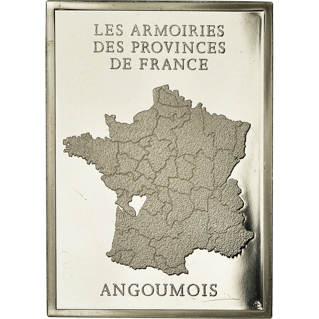 Frankreich, Medaille, Les Armoiries des Provinces de France, Angoumois, 1976