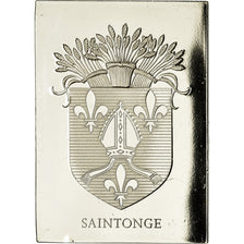 France, Medal, Les Armoiries des Provinces de France, Saintonge, 1976