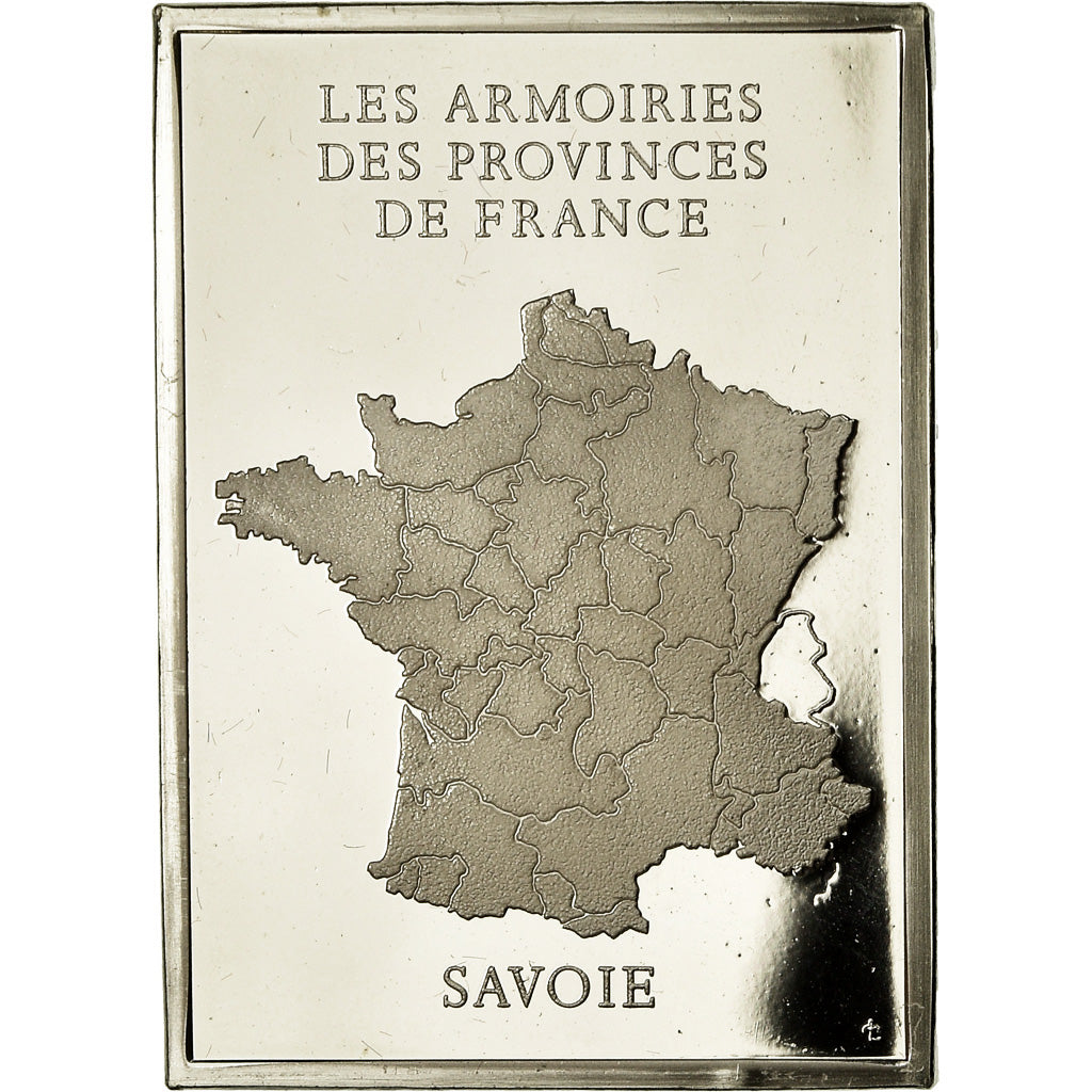 França, Medal, Les Armoiries des Provinces de France, Savoie, 1976, AU(55-58)