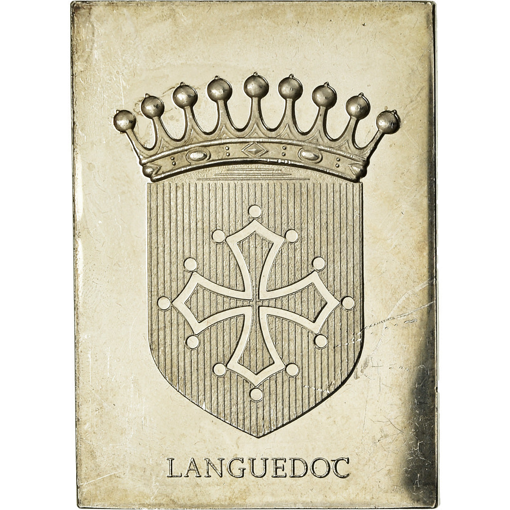 Francja, Medal, Les Armoiries des Provinces de France, Languedoc, 1976
