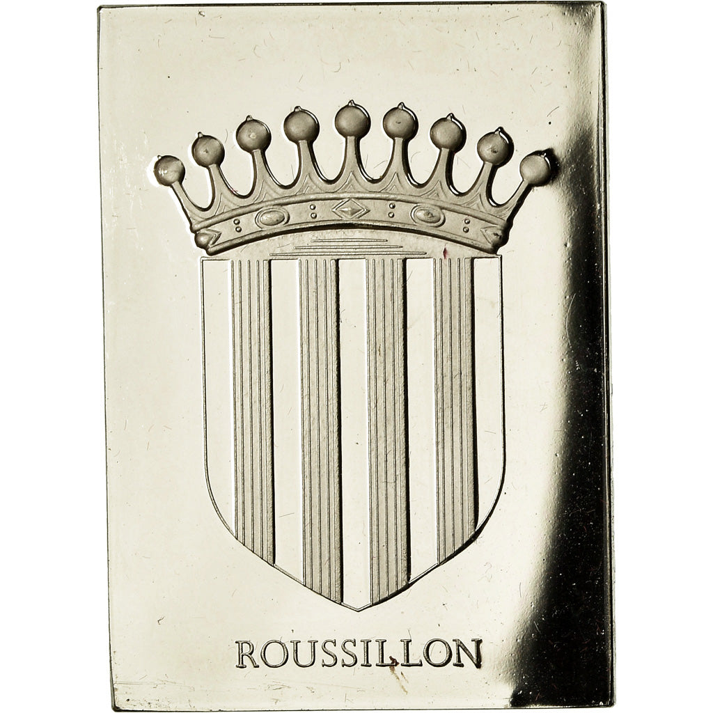 Frankrijk, Medaille, Les Armoiries des Provinces de France, Roussillon, 1976
