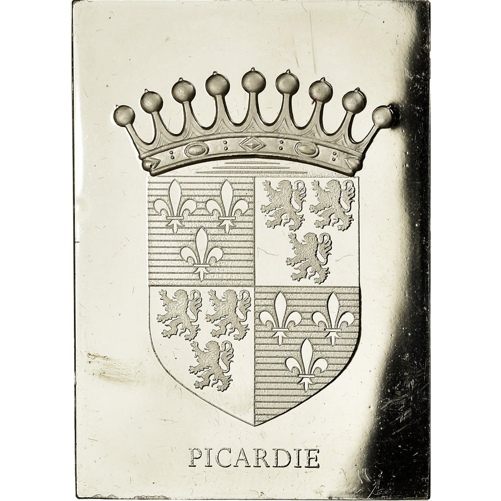 Francja, Medal, Les Armoiries des Provinces de France, Picardie, 1976