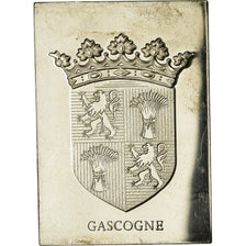 France, Medal, Les Armoiries des Provinces de France, Gascogne, 1976, AU(55-58)