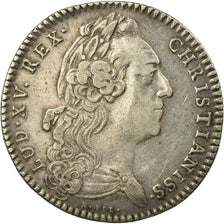 France, Jeton, Louis XV, Etats de Bretagne, Rennes, 1772, TTB, Argent