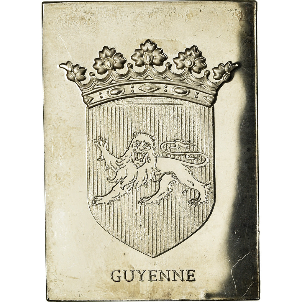 França, Medal, Les Armoiries des Provinces de France, Guyenne, 1976, AU(55-58)