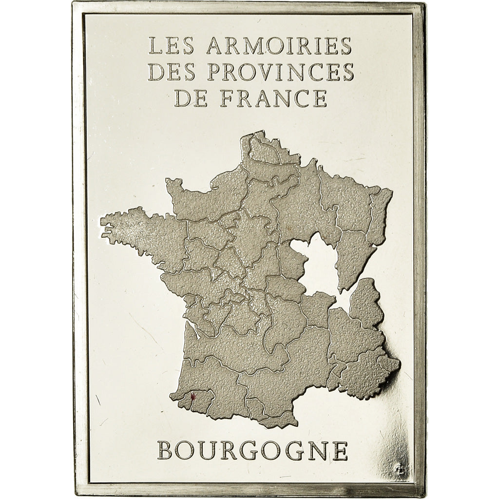 Frankreich, Medaille, Les Armoiries des Provinces de France, Bourgogne, 1976