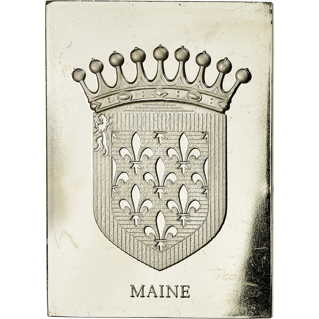 Frankrijk, Medaille, Les Armoiries des Provinces de France, Maine, 1976, PR
