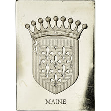 Frankrijk, Medaille, Les Armoiries des Provinces de France, Maine, 1976, PR