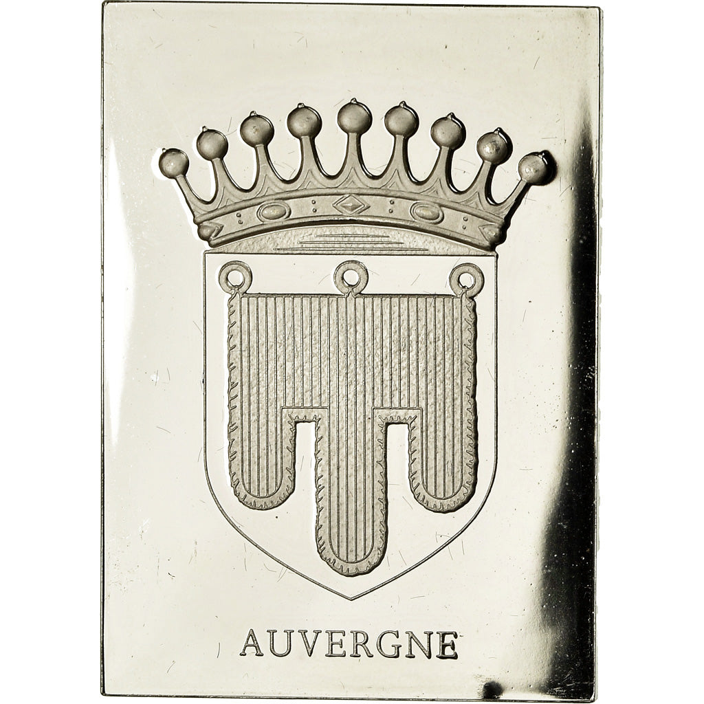 Frankrijk, Medaille, Les Armoiries des Provinces de France, Auvergne, 1976, PR