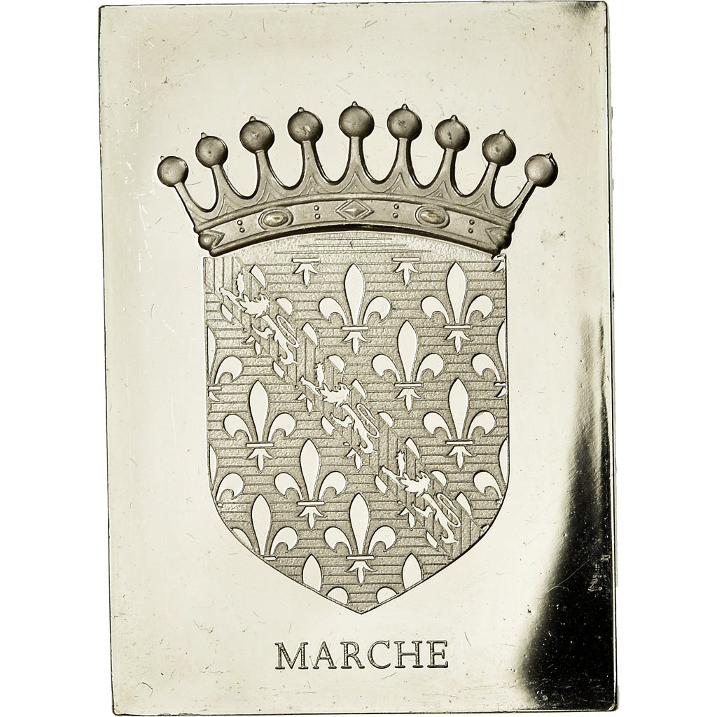 Francia, medaglia, Les Armoiries des Provinces de France, Marche, 1976, SPL-