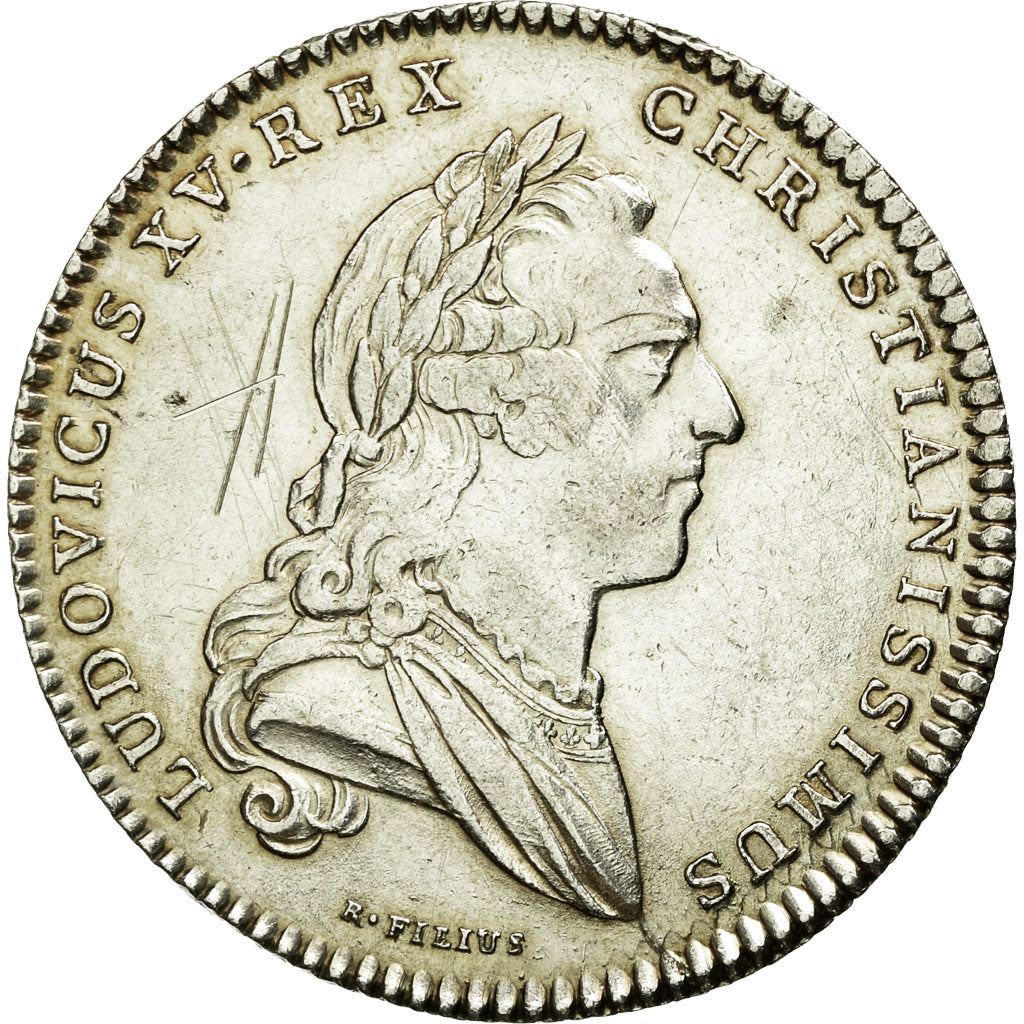 France, Token, Royal, 1776, AU(55-58), Silver, Feuardent:8774