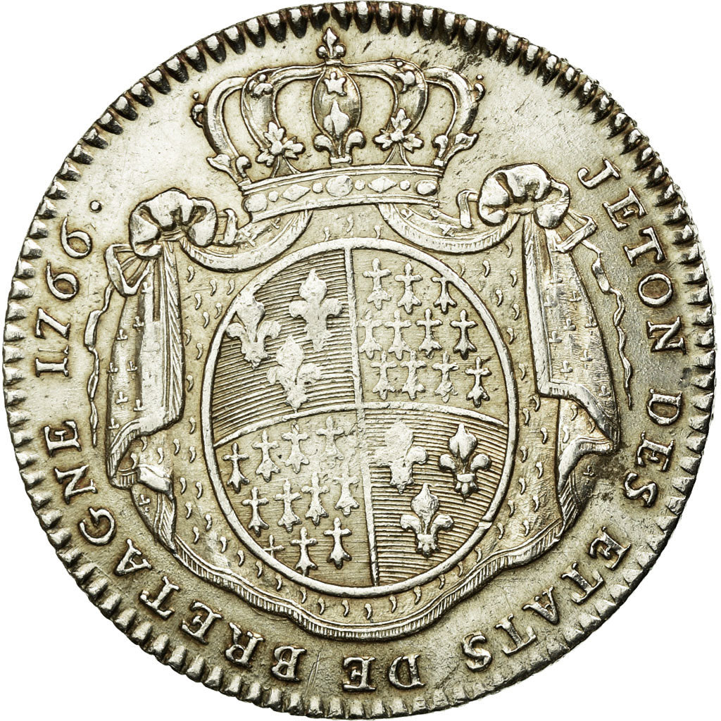 France, Token, Royal, 1776, AU(55-58), Silver, Feuardent:8774