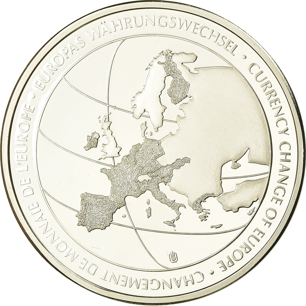 Irlanda - Eire, medalla, Monnaies européennes, FDC, Plata