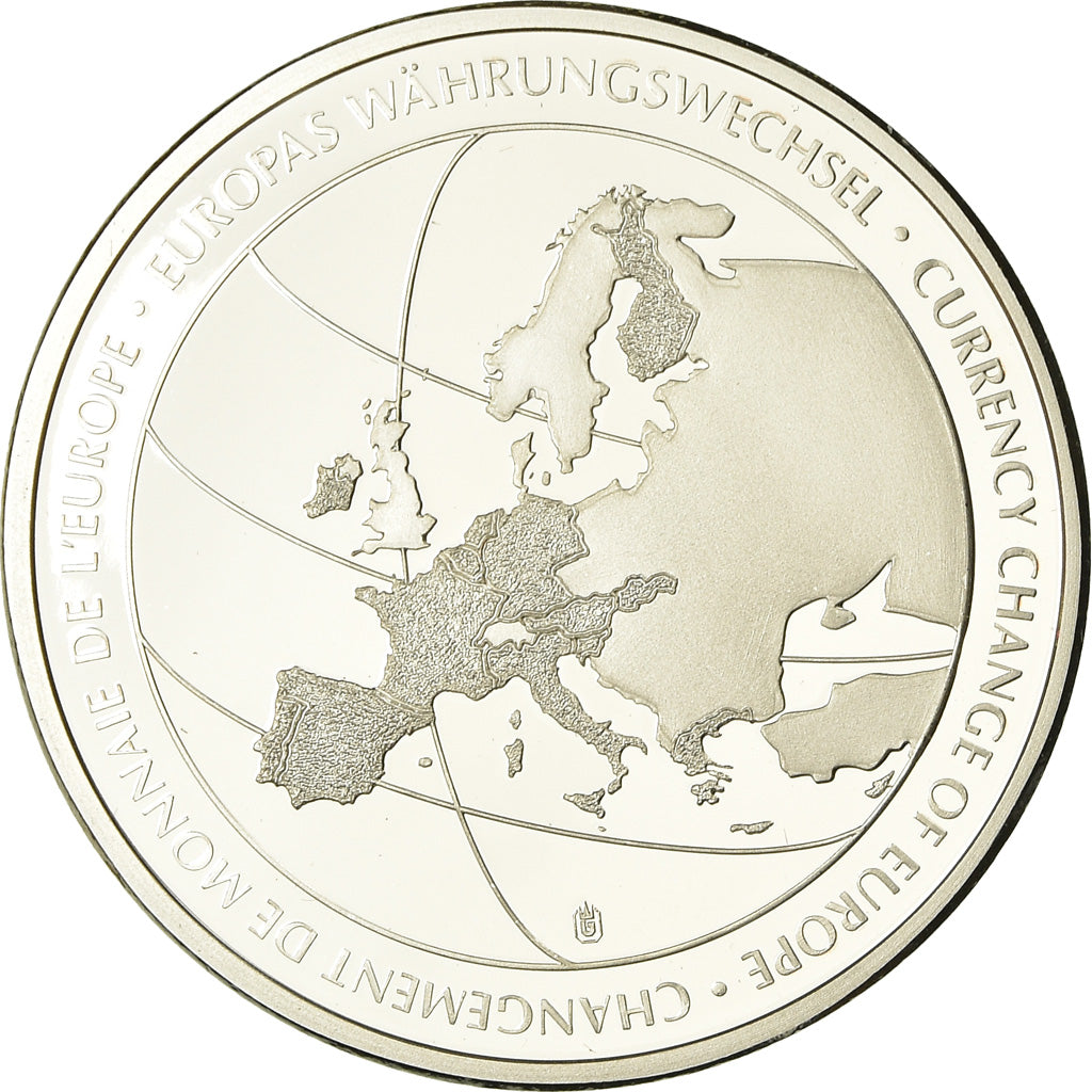 Germany, Medal, Monnaies européennes, 1 Deutschemark, MS(65-70), Silver