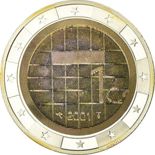 Nederland, Medaille, Monnaies européennes, FDC, Zilver
