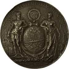 France, Medal, Compagnie Générale Transatlantique, Services Postaux, Shipping