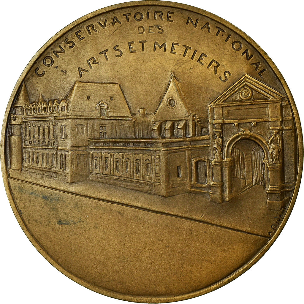France, Médaille, Conservatoire National des Arts et Métiers, Rivaud, SUP