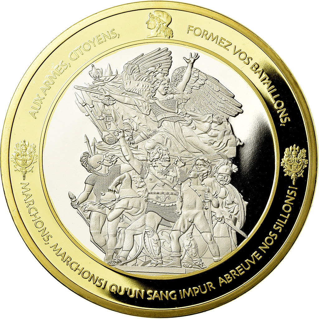 Francja, Medal, Les Piliers de la République, Démocratique, 2013, MS(65-70)