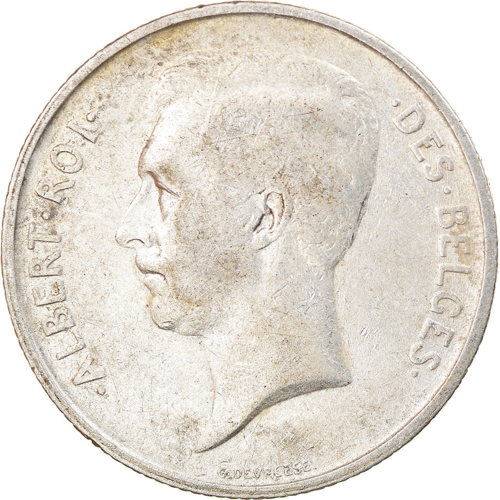 Coin, Belgium, 2 Francs, 2 Frank, 1911, EF(40-45), Silver, KM:74