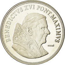 Vatican, Medal, Benoit XVI, MS(65-70), Copper-nickel