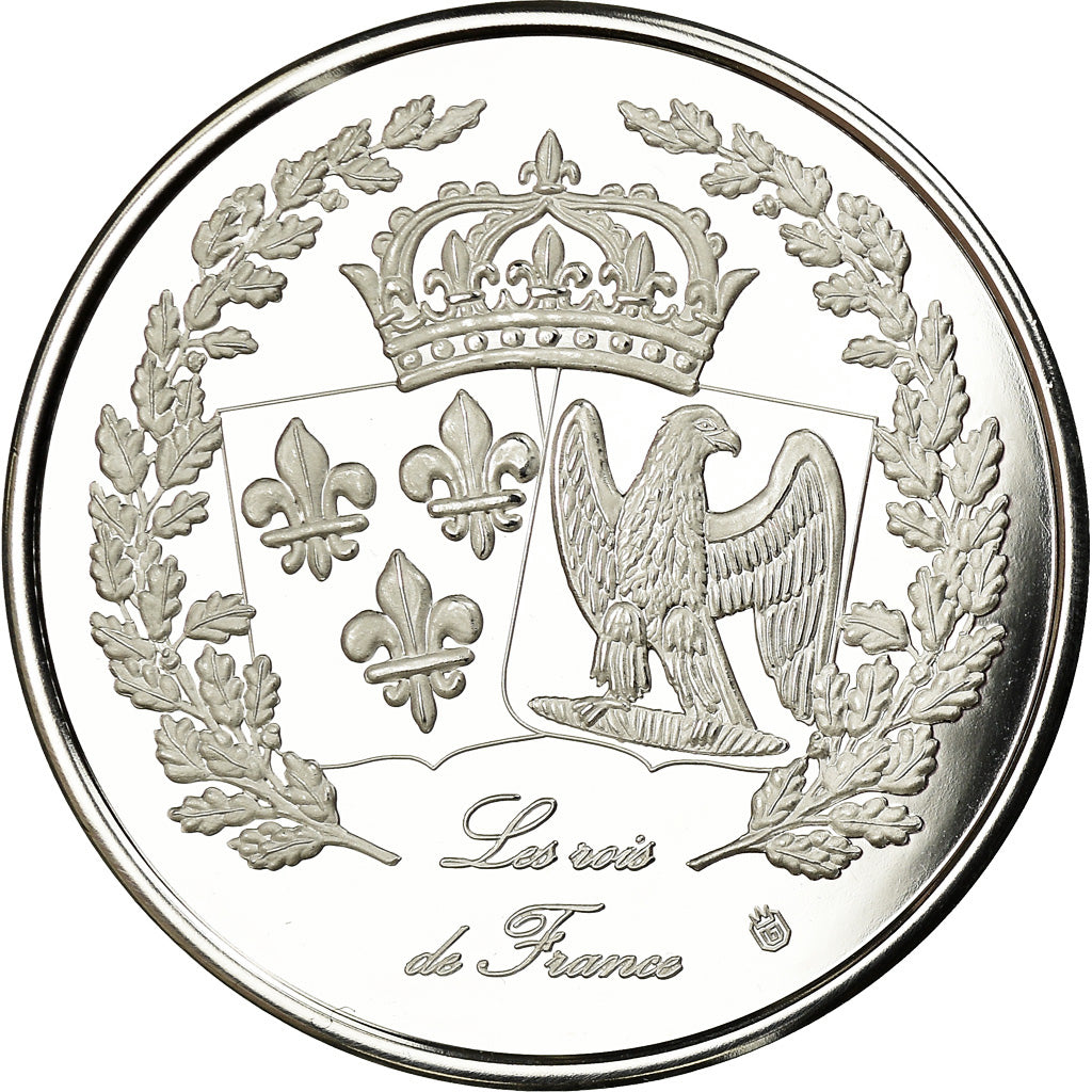 França, Medal, Les Rois de France, Philippe Ier, MS(65-70), Prata Cromada a
