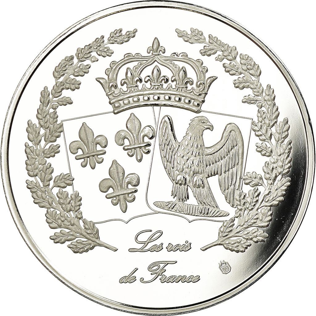 Francia, medaglia, Les rois de France, henri IV, FDC, Copper Plated Silver