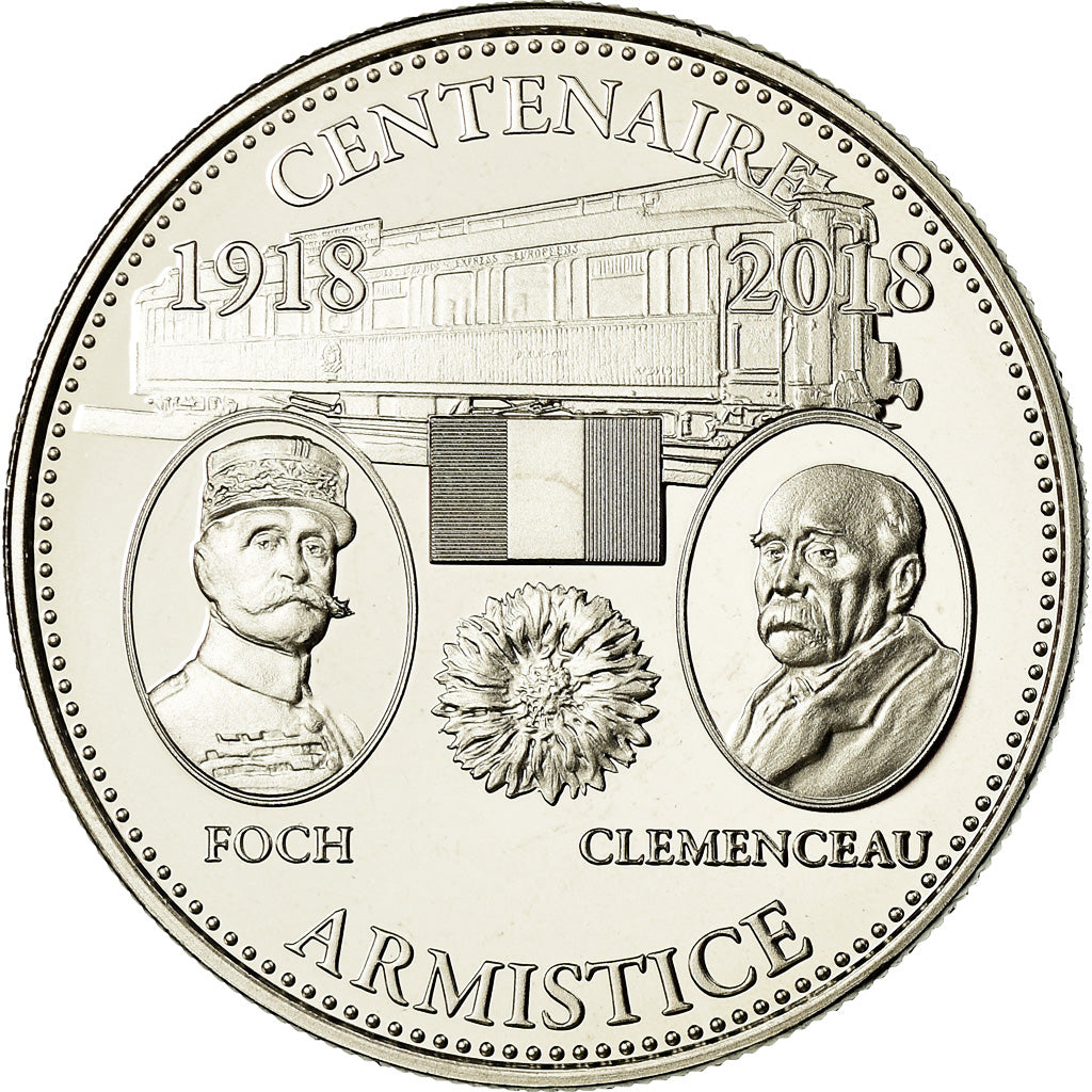 France, Medal, Centenaire de l'Armistice, History, 2018, MS(65-70)