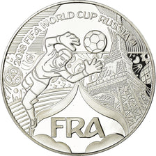 Francja, Medal, Football, FIFA World Cup Russia, 2018, MS(65-70), Srebro