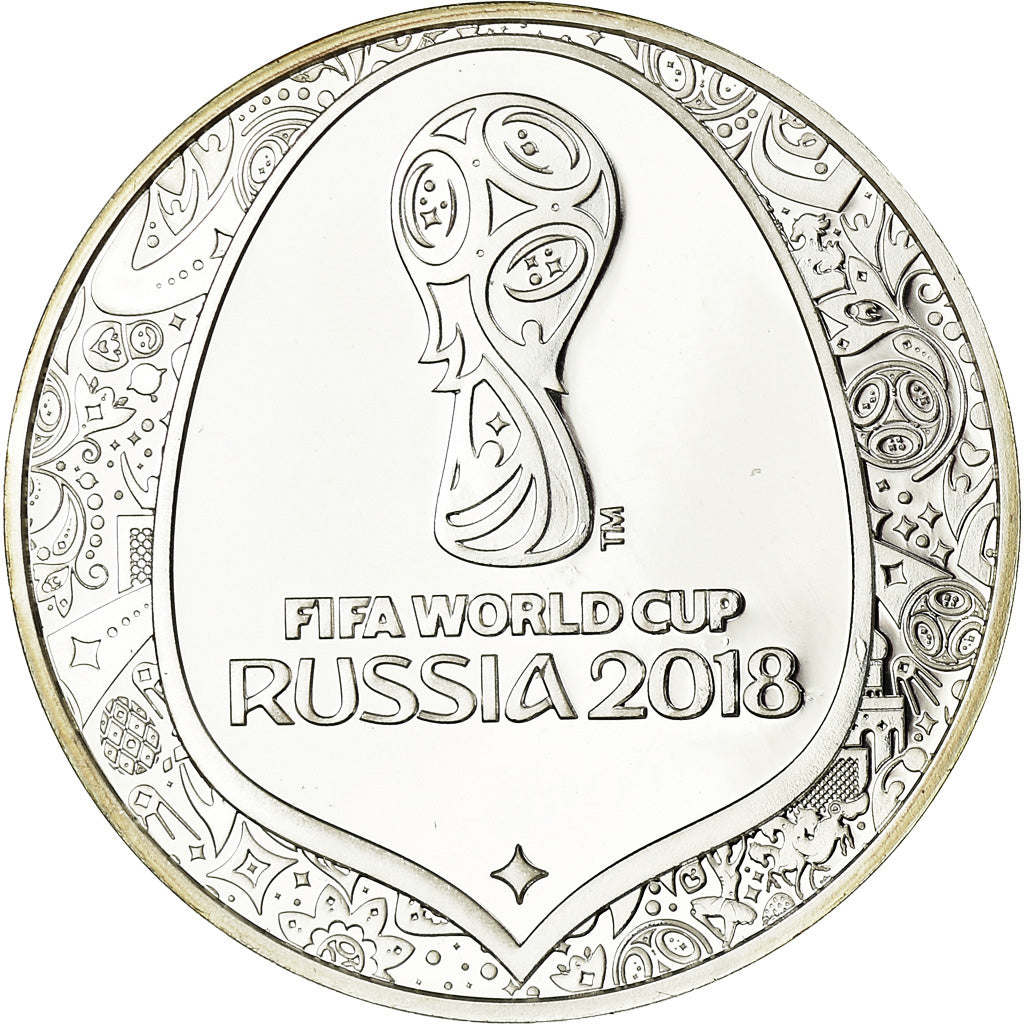 Francja, Medal, Football, FIFA World Cup Russia, 2018, MS(65-70), Srebro