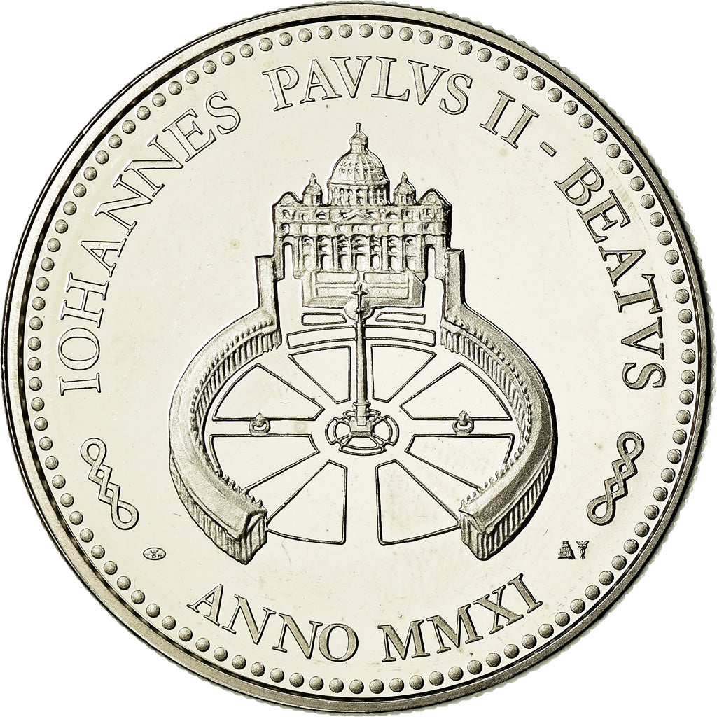 Vatican, Medal, Jean-Paul II, MS(65-70), Copper-nickel