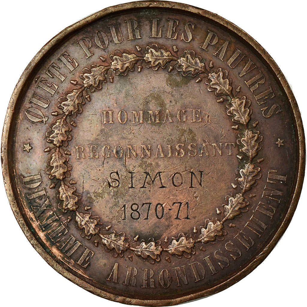 Francja, Medal, Quête pour les pauvres, Dixième arrondissement, Polityka
