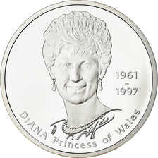United Kingdom , Médaille, Lady Diana, Westminster Abbey, 1997, FDC, Argent
