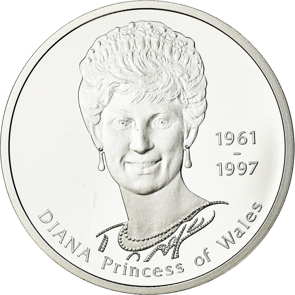 United Kingdom , Medal, Lady Diana, Westminster Abbey, 1997, MS(65-70), Silver