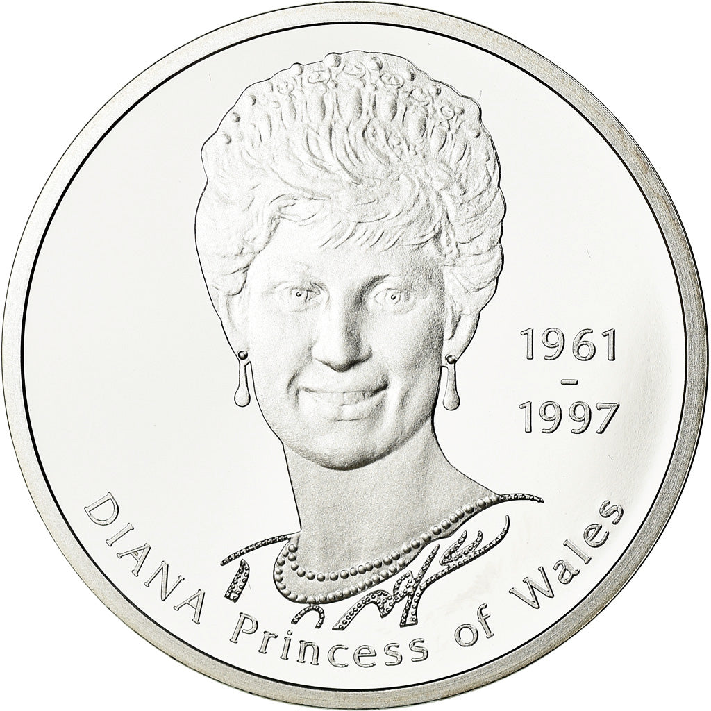 United Kingdom , Medal, Lady Diana, Westminster Abbey, 1997, MS(65-70), Silver