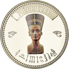 Egypt, Medal, Trésors d'Egypte, Nefertiti, MS(65-70), Copper-nickel
