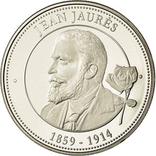 France, Medal, Collection Panthéon, Jean Jaurès, MS(65-70), Copper-nickel
