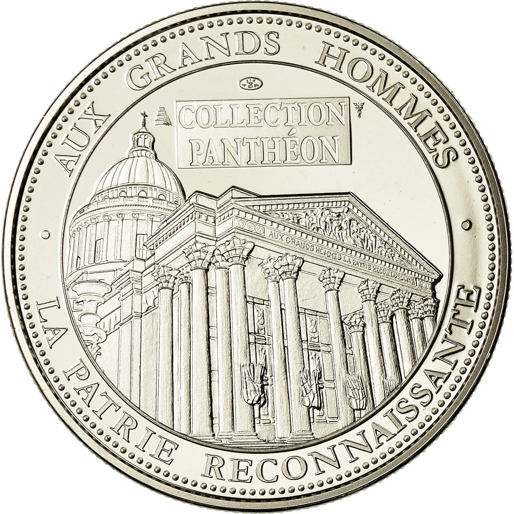 France, Medal, Collection Panthéon, Jean Jaurès, MS(65-70), Copper-nickel