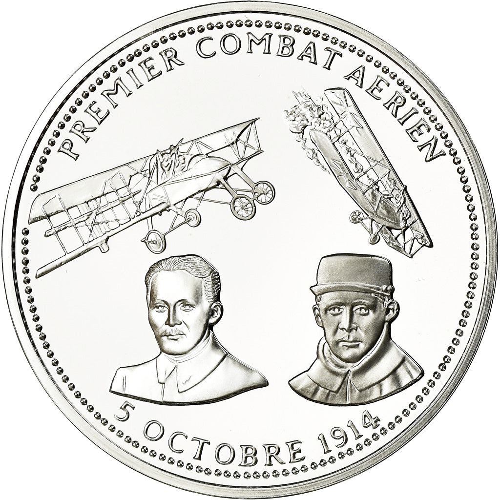 France, Médaille, Centenaire Première Guerre Mondiale, Premier Combat Aérien