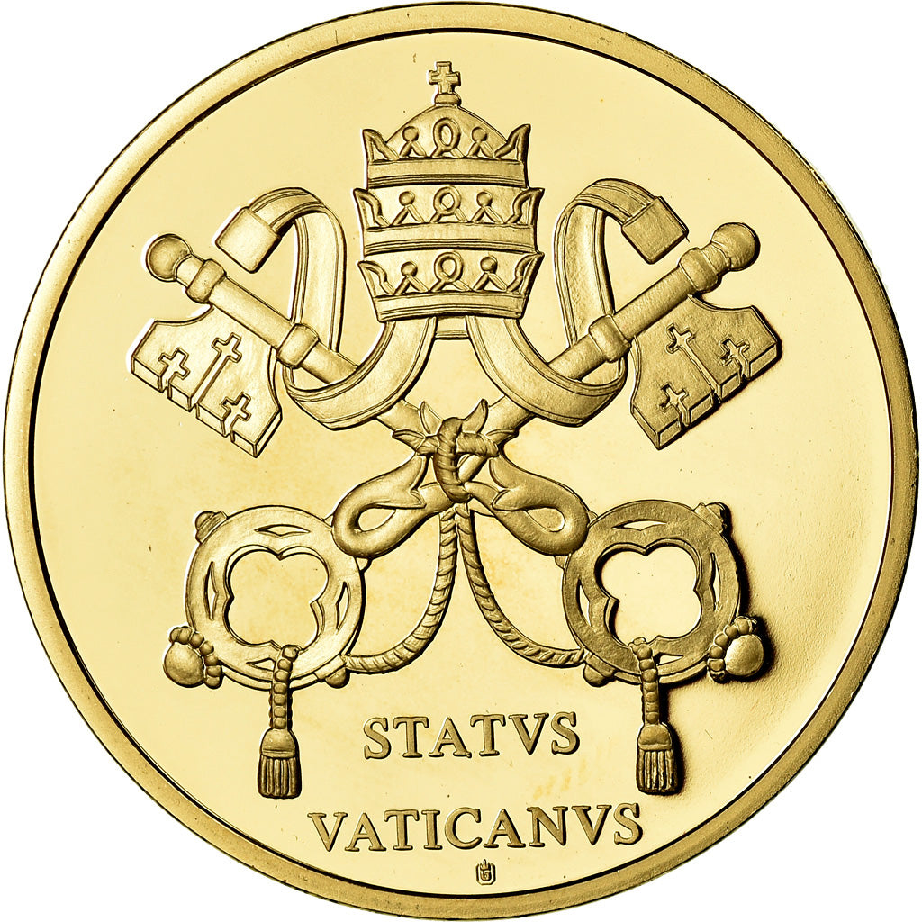 Vatican, Médaille, La Vie du Pape François, FDC, Copper Gilt