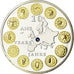 France, Medal, 10 ans de l'Euro, 2012, MS(65-70), Copper Plated Silver