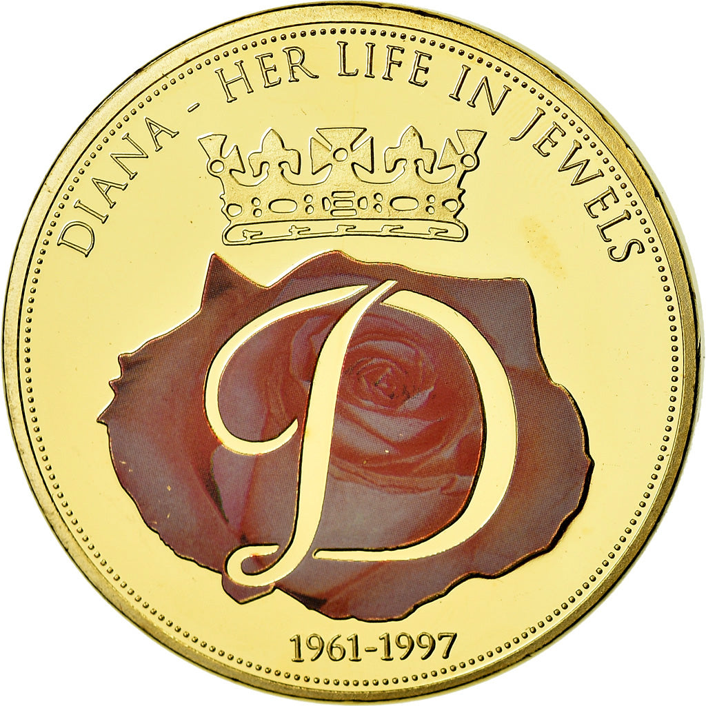 United Kingdom , Medal, La Princesse Diana, The Engagement Ring, MS(65-70)