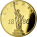 Stati Uniti d'America, medaglia, Statue of Liberty, 125 Ans, FDC, Rame dorato