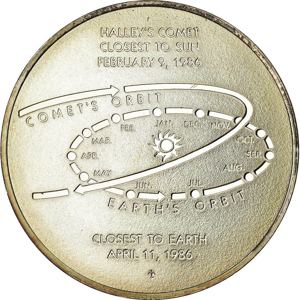 France, Médaille, La Comète de Halley, Sciences & Technologies, 1986, SPL