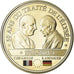 France, Medal, 50 Ans du Traité de l'Elysée, De Gaulle-Adenauer, 2013, MS(64)