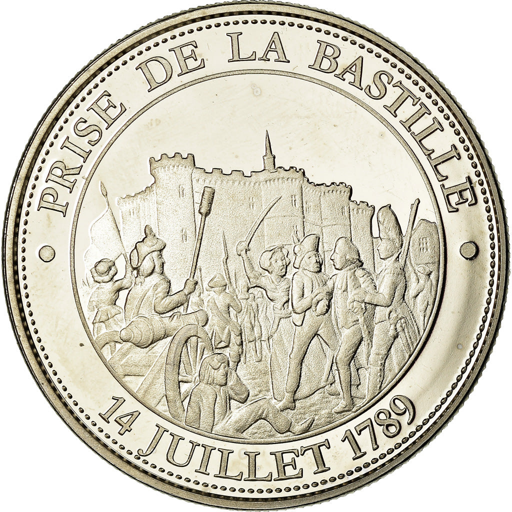 France, Medal, Révolution Française, Prise de la Bastille, MS(64)