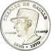 Francia, medalla, Cinquantenaire de La Libération, De Gaulle, 1994, SC+, Plata