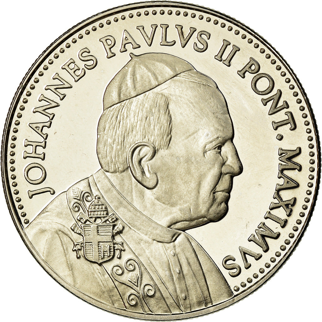 Vatican, Medal, Le Pape Jean-Paul II, MS(64), Copper-nickel