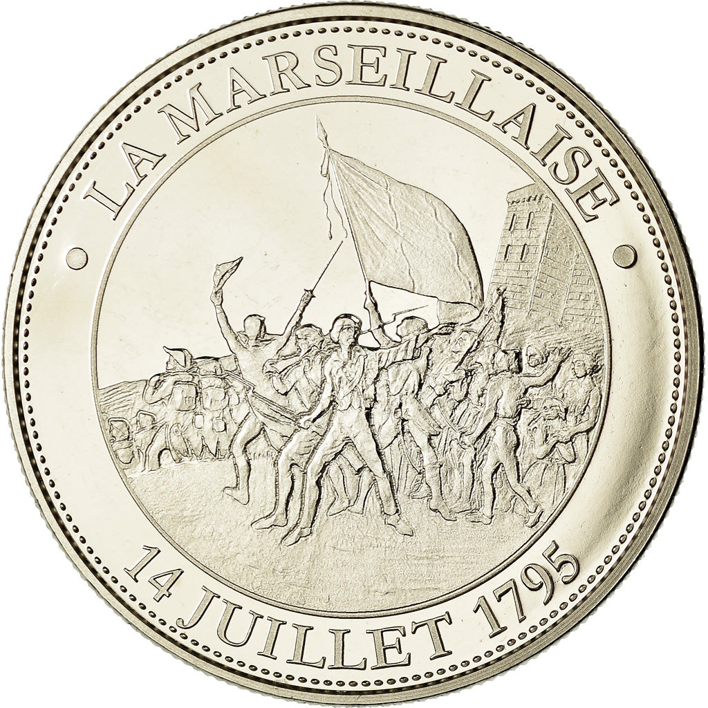 Francia, medaglia, Révolution Française, La Marseillaise, History, FDC